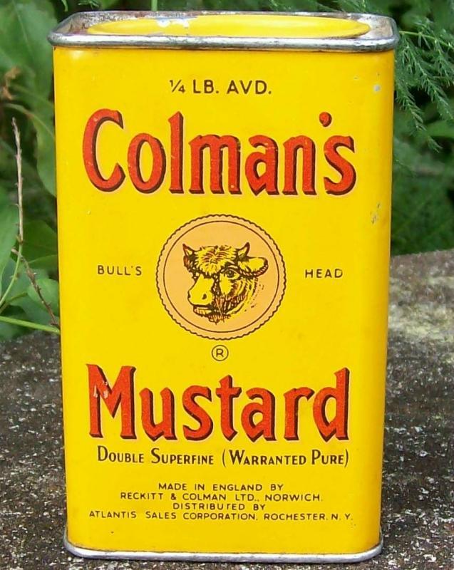 Spice Tin: Colman's Mustard, Circa 1930's