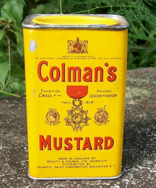 Spice Tin: Colman's Mustard, Circa 1930's