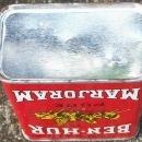 Spice Tin: Ben-Hur Marjoram, Circa 1930's 2 Ounce with Contents