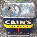 Spice Container: Cain's Turmeric, Circa 1930's