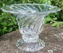 Fostoria Glass Colony #2412 Flared Vase Clear 6 1/8