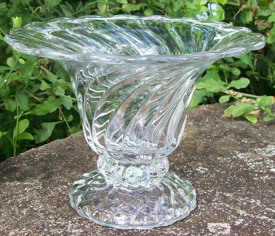 Fostoria Glass Colony #2412 Flared Vase Clear 6 1/8