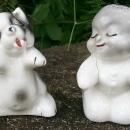 Van Tellingen Huggies Salt & Pepper Shakers: Black/African American Boy with Dog