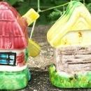 Figural Mill Salt & Pepper Shakers Wind & Water Royal Japan 1950's