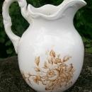Brown Transfer Pitcher: Late 1800's