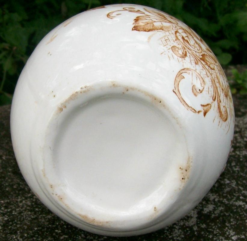 Brown Transfer Pitcher: Late 1800's
