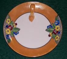 Noritake Art Deco Lusterware Lemon Dish