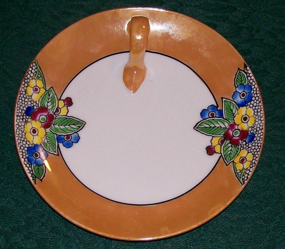 Noritake Art Deco Lusterware Lemon Dish