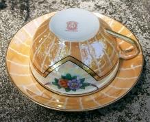 Noritake Art Deco Lusterware Cup & Saucer