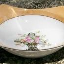 Noritake Art Deco Lusterware Bowl: Two-handle