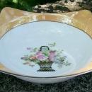 Noritake Art Deco Lusterware Bowl: Two-handle