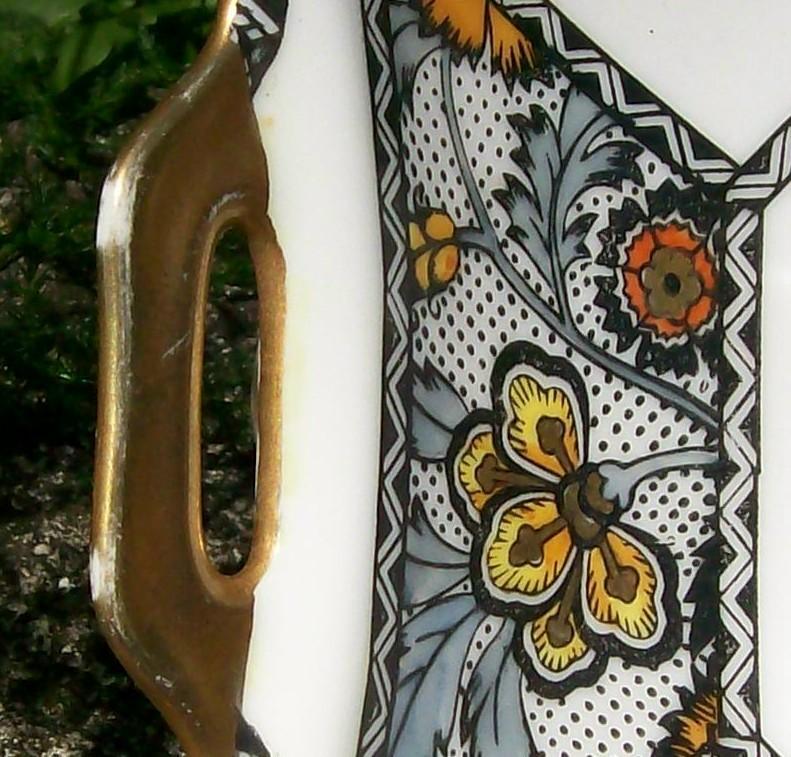 Noritake Art Deco Bowl: Two-handle