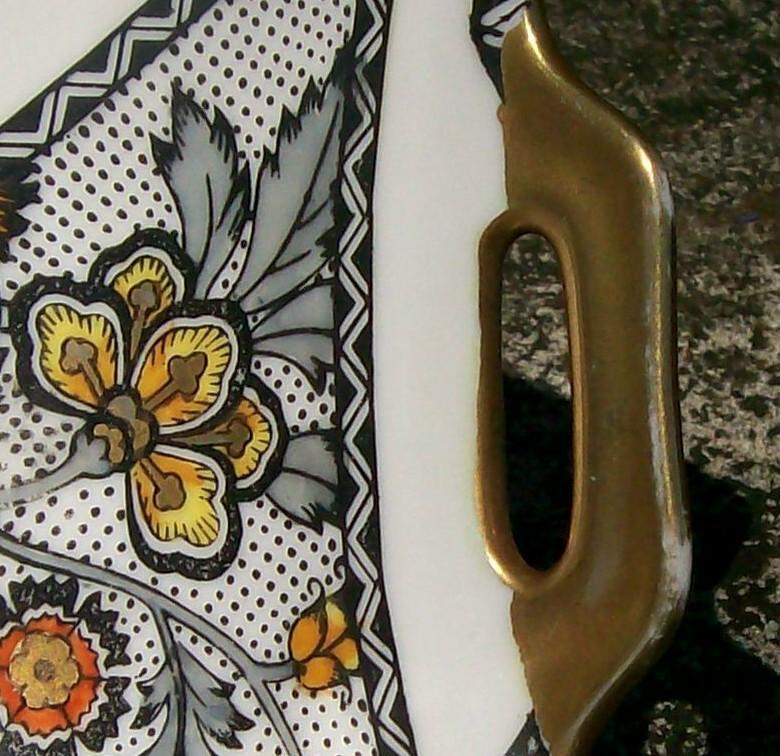 Noritake Art Deco Bowl: Two-handle