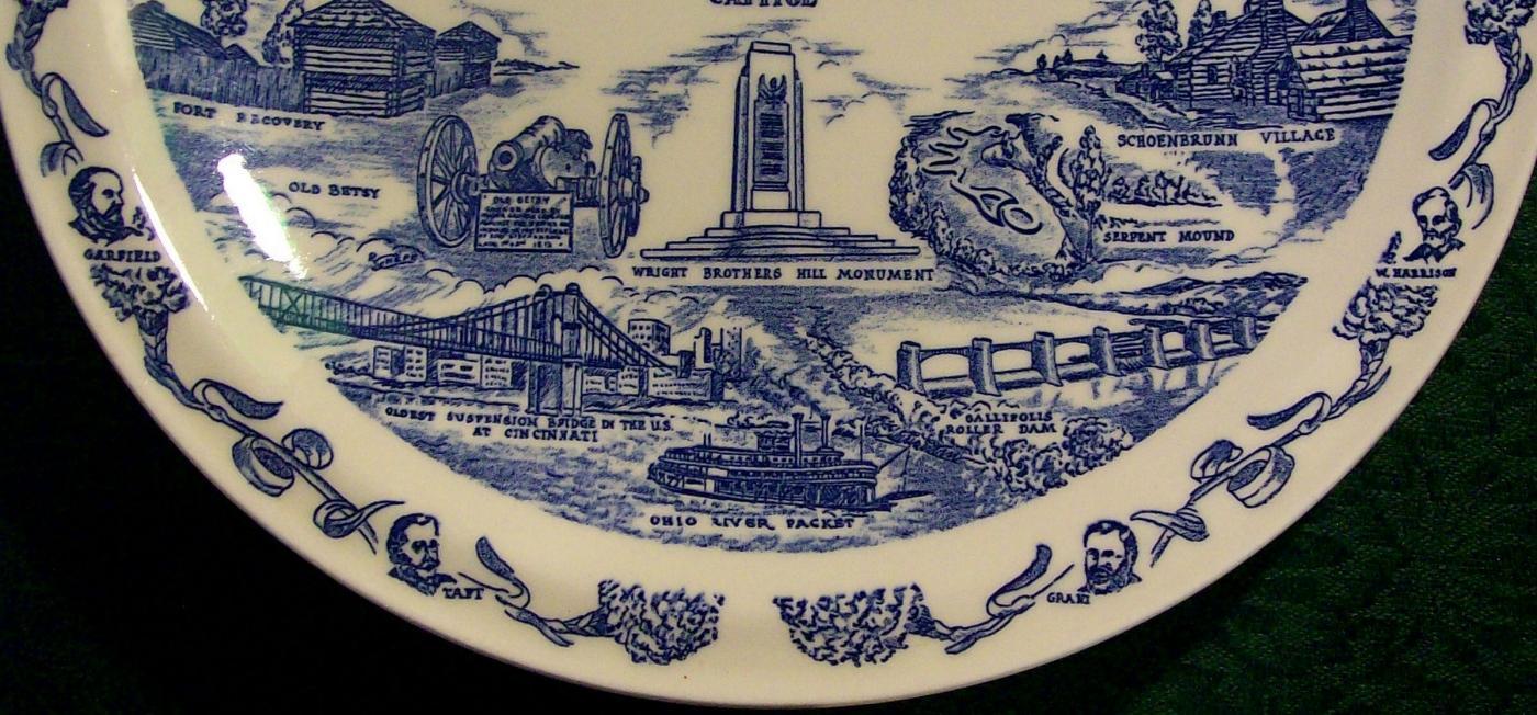 Vernon Ohio Souvenir Plate