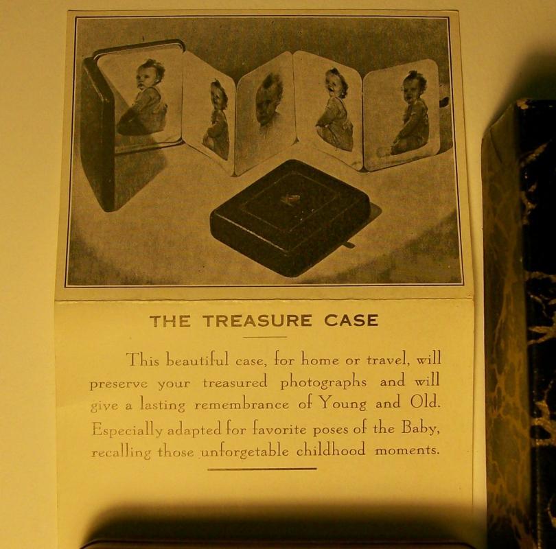 Treasure Case Photo Album w/ Box & Brochure Richards/Boston