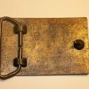 Brass-Plated Postage Stamp Belt Buckle 6c Bennington Flag