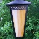 Arts & Crafts Style Lantern: Caramel Slag