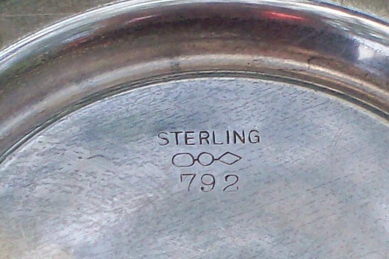 Dominick & Haff Sterling Silver Demitasse Cup & Saucer Set of 6 #792 Lenox China Liners