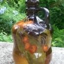 Rookwood Standard Glaze Decanter with Cherries: E. T. Hurley