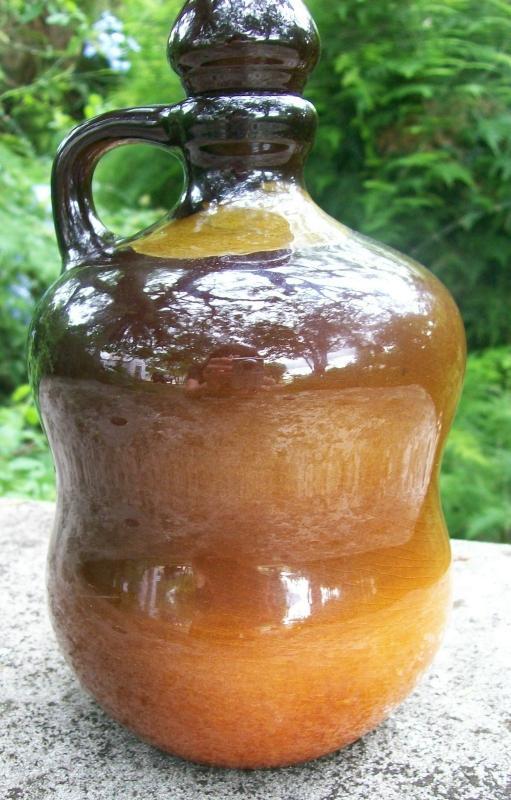 Rookwood Standard Glaze Decanter with Cherries: E. T. Hurley