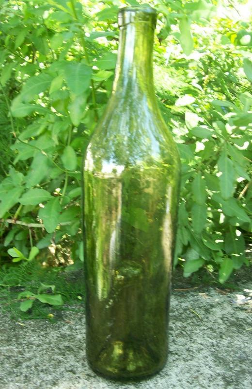 Wine Bottle: Circa 1800 Free-Blown