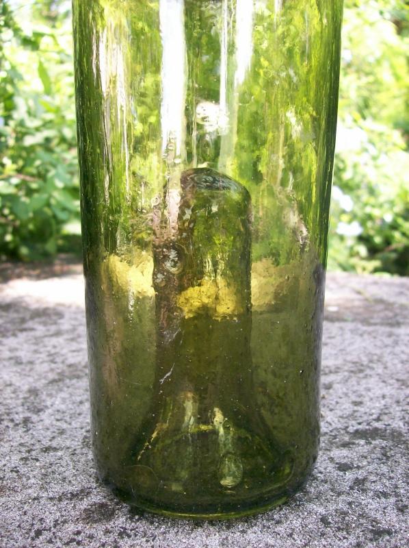 Wine Bottle: Circa 1800 Free-Blown