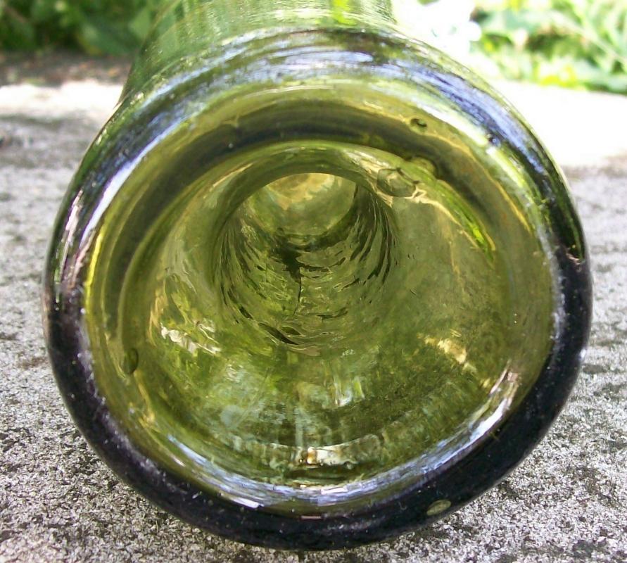 Wine Bottle: Circa 1800 Free-Blown
