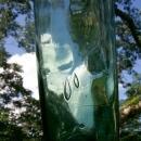 Wine Bottle: Mid-1800's BIMAL Green Glass