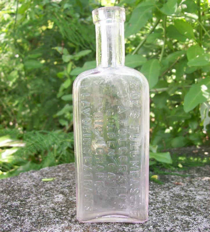 Folger Extract Bottle: Embossed BIMAL