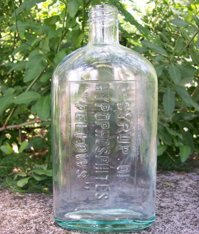 Fellows Medicine Bottle: Embossed