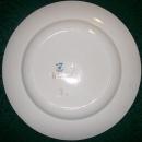 Booth's Silicon China Ceramic Plate Flow Blue Chain Link Border #805_?