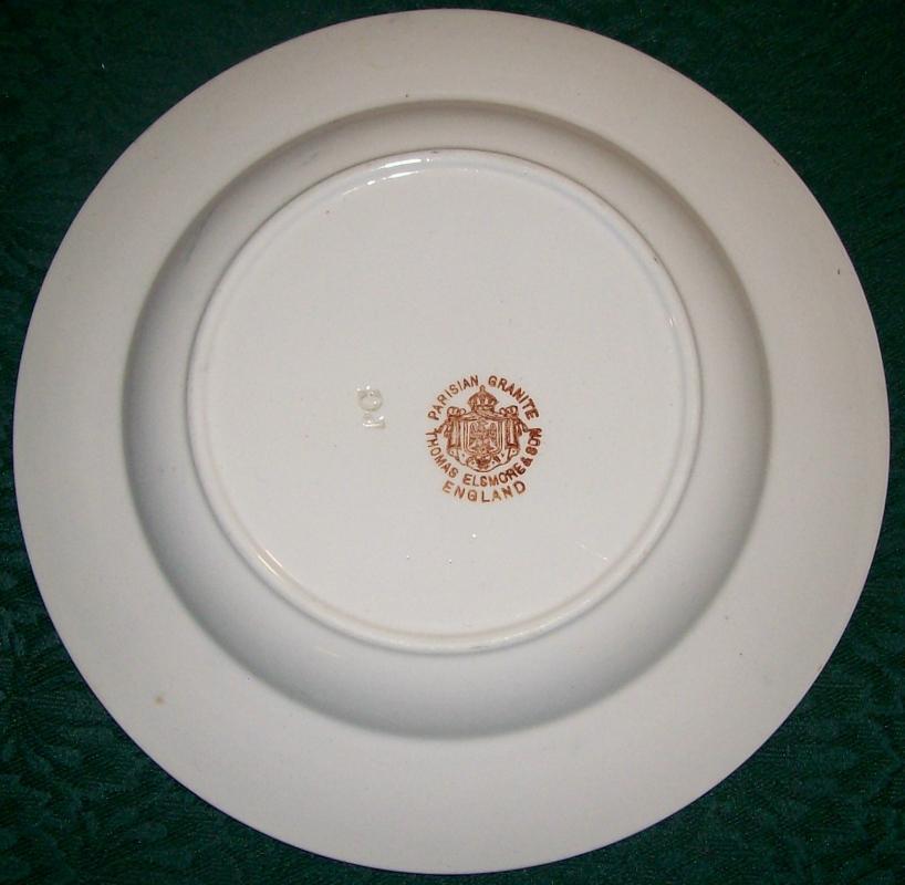 Elsmore Parisian Granite Ceramic Bowl Chinese Pheasants Ca. 1880 8.75