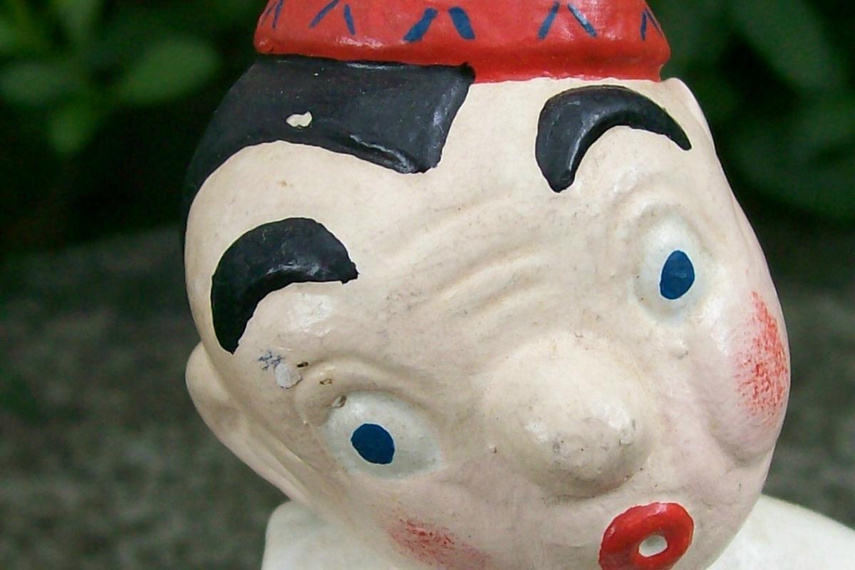 Carnival Chalkware Clown