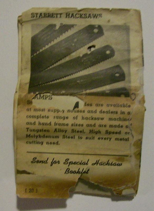 Starrett Dial Test Indicator Tool #196B with Box & Catalog