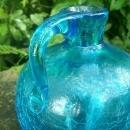 Crackle Glass Jug: 1950's-60's