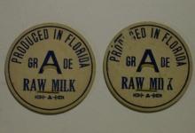 Dairy Milk Caps: Florida