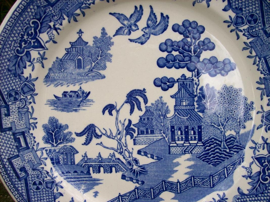 Sterling China Restaurant Ware Blue