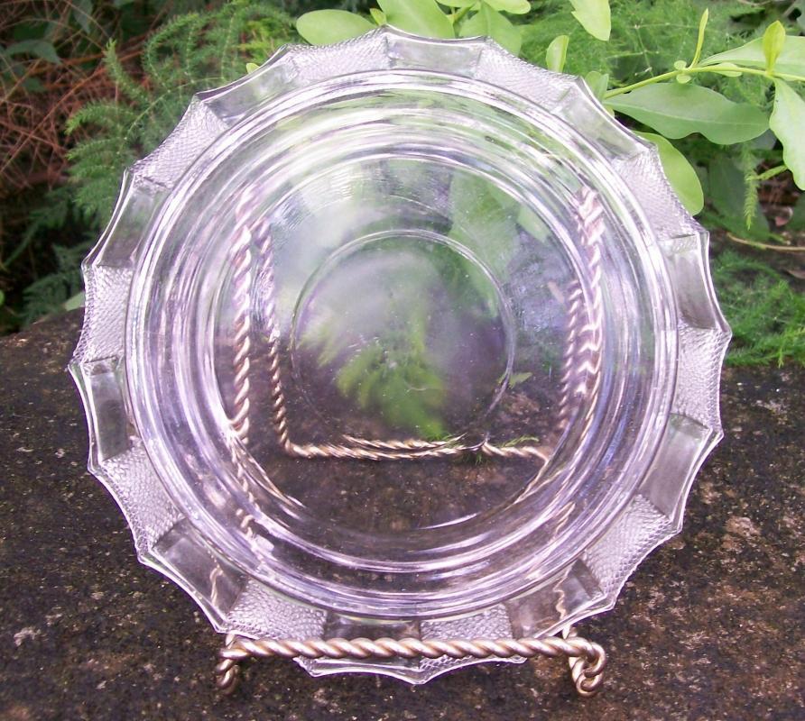 Jeannette Glass Dew Drop Punch Bowl Base 1953-56