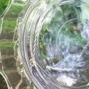 Jeannette Glass Line #100 Clear Punch Bowl Base 1950's