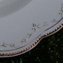 Grindley China Ceramic Soup Bowl Set England Ca. 1920's White/Gold