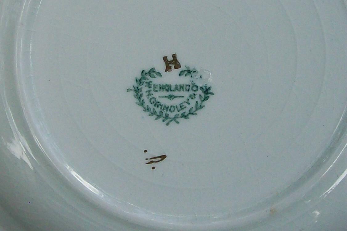 Grindley China Ceramic Soup Bowl Set England Ca. 1920's White/Gold