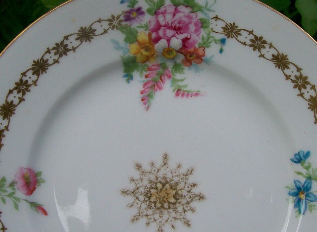 Ahrenfeldt Limoges Ceramic Plate: Ca. 1900