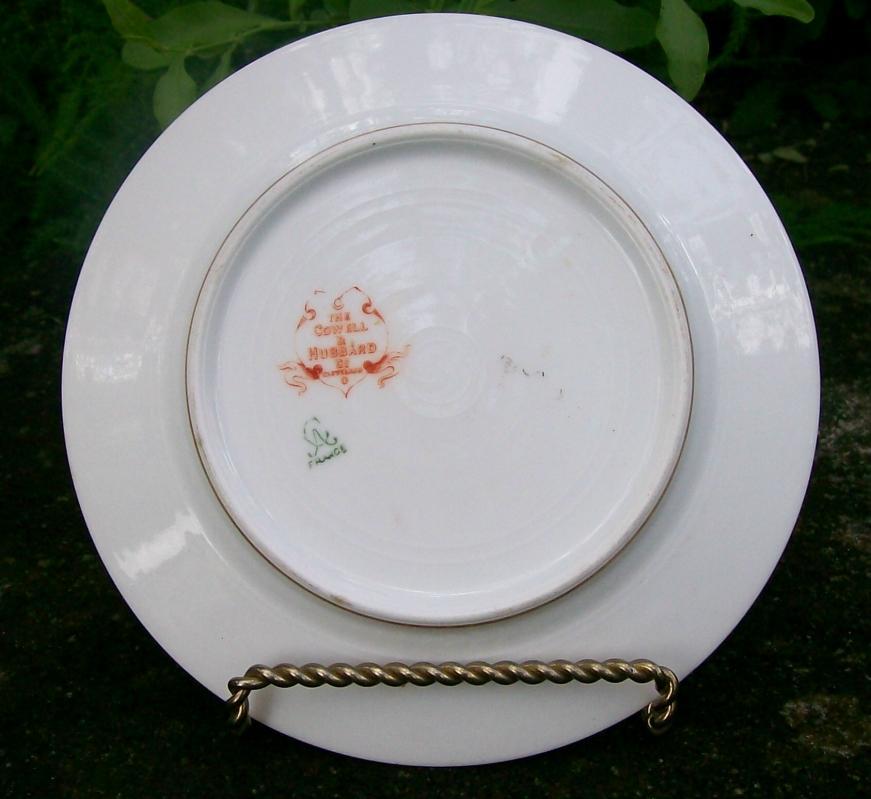 Ahrenfeldt Limoges Ceramic Plate: Ca. 1900