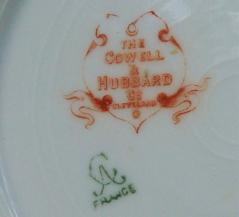 Ahrenfeldt Limoges Ceramic Plate: Ca. 1900