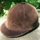 Sport Togs Equestrian/Horse Riding Cap 1950's Brown Velvet