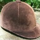 Sport Togs Equestrian/Horse Riding Cap 1950's Brown Velvet