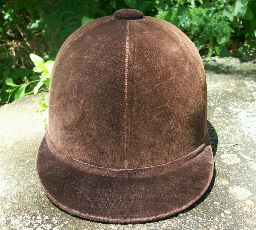 Sport Togs Equestrian/Horse Riding Cap 1950's Brown Velvet