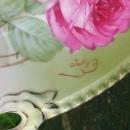 Schwarzburg / Rudolstadt Ceramic Cake Plate with Roses