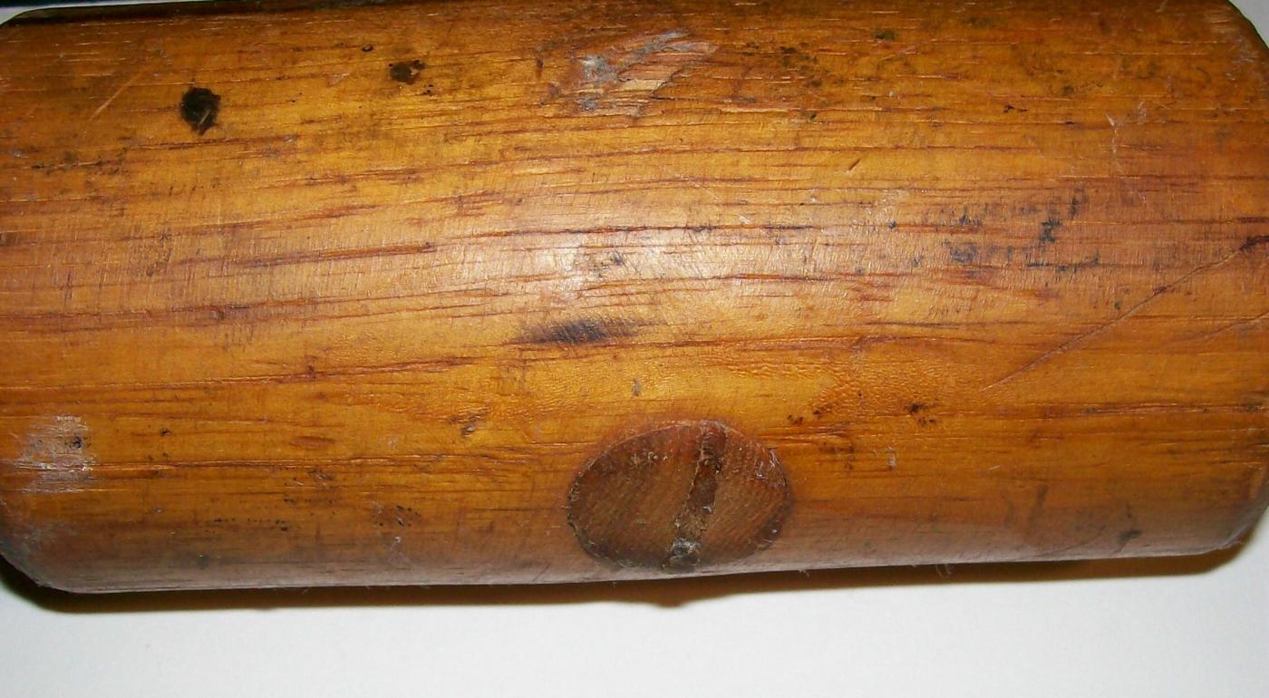 Carpenter's Wooden Mallet Hickory & Ash Early 1900's