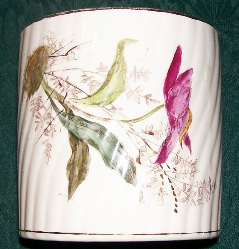 Franz Mehlem Aesthetic Ceramic Jar Ca. 1880 Bonn Germany Floral